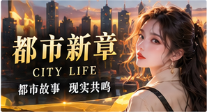 都市新章原创短剧主题画面